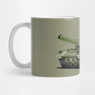 Cartoon modern armored tank Mug